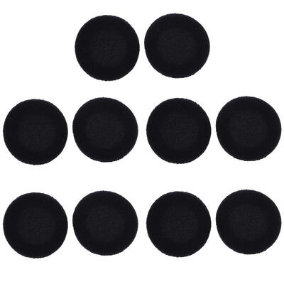 

10 x 50mm Foam Pads Ear Pad Sponge Earpad Headphone Cover For Headset 2"