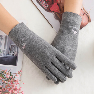

Fashion Women Winter Gloves High Quality Windproof Warm Outdoor Gloves Solid Color Mittens Touch Screen Gloves