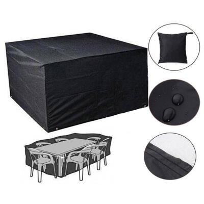 

LARGE WATERPROOF PATIO BBQ COVER OUTDOOR GARDEN BARBEQUE GRILL STORAGE PROT