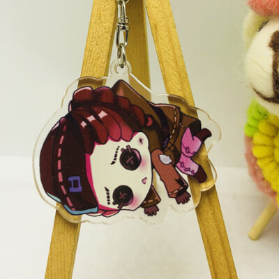 

CAR-TOBBY Cartoon Identity V Acrylic keychain Fifth Personality Naib Subedar Tracy Reznik Fashion Funny Pendant Keyring