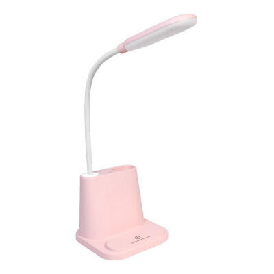 

LED Desk Lamp Multifunctional 1W Eye-caring Reading Lamp With Phone Stand Pen Organizer Charging Station