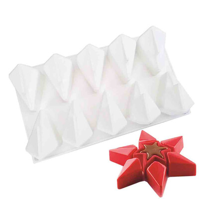 

Toponeto 3D Silicone Cake Mold Baking Mold Cupcake Mousse Mould Decorating DIY Bakeware