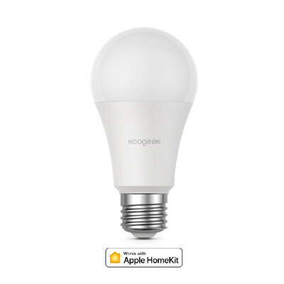 

Koogeek E27 7W Dimmable Wi-Fi Smart LED Light Bulb Compatible with Alexa Apple HomeKit&the Google Assistant No Hub Required Vo