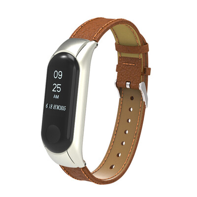 

〖Follure〗Replacement Wristband Band Strap Metal Case For Xiaomi Mi Band 3 Bracelet BK