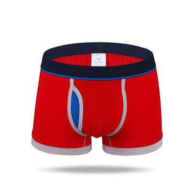 

Mens Stretchy Cotton Boxer Briefs Breathable Tagless Short Leg Underwear