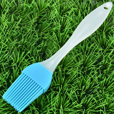 

3Pcs Baking Oil Brush Silicone Pastry Brush Baking Bbq Basting Brush Transparent Clear Handle