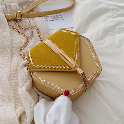 

Foreign air bag girl 2019 new student fashion bag oblique satchel girl leisure chain single shoulder bag