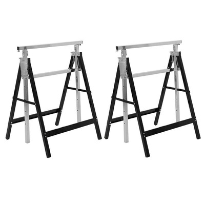 

2-Pack Saw Horses 440 lbs Capacity Portable Height Adjustable Folding Stand