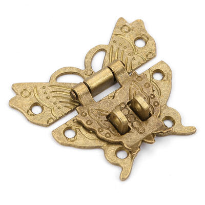 

Greensen Zinc Alloy Antique Butterfly Design Buckle Hasp Wooden Box Locks Handle Hardware Accessory