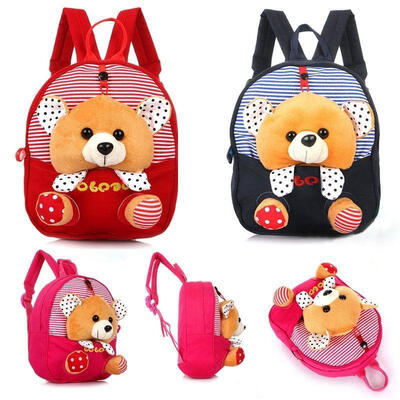 

Children&acutes Cartoon Bear Schoolbag Kid Child Backpack Shoulder Backpack Bookbags