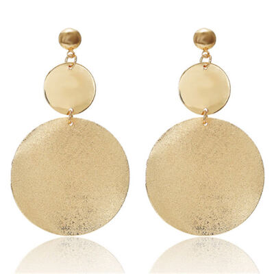 

Multicolor Metal Drop Earrings for Women Vintage Exaggeration Geometric earring Bohemian Earring Wedding Jewellery