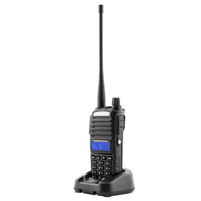 

Baofeng Black UV-82 VHFUHF MHz Dual-Band Ham Walkie Talkies Two-way