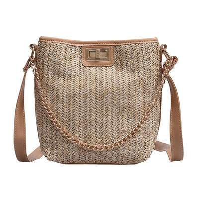 

Fashion Straw Weave Women Crossbody Bag Beach Shoulder Messenger Handbags