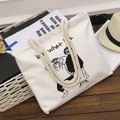 

Tailored Fashion Cute Printing Women Girls Canvas Bags Shoulder Bag Casual Handbag GY