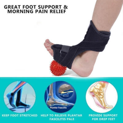 

Ankle Foot Support Brace Drop Orthosis Splint Corrector Orthosis Tool with Ball