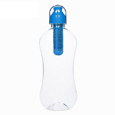 

〖Follure〗550ml Water Hydration Filter Bobble Bottle Drinking Outdoor Sports GYM Hiking BK