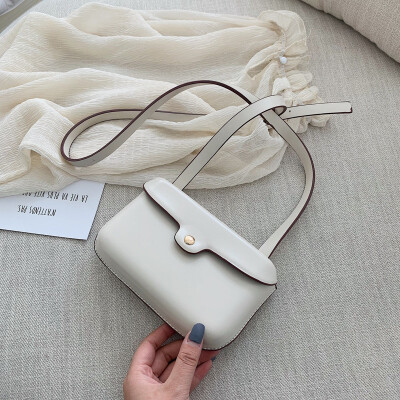 

French Handbg New Womens 2019 Summer Shoulder Bags Korean Simple Western Small female Messenger Bag PU Fashion Crossbody Bag