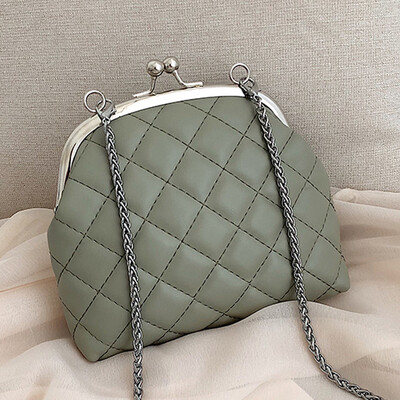 

North bag summer breeze 2019 new wave Korean version of Joker shoulder slung fashion diamond chain shell bag