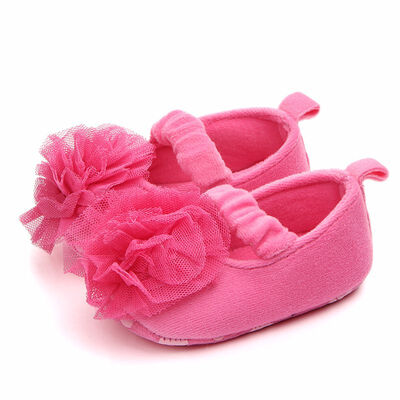 

Baby Shoes First Walkers Spring New Fashion Cute Lace Flower Non-slip Soft Bottom Baby Girls Toddler Shoes for 0-18M