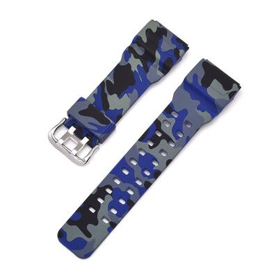 

Waterproof Watchband Rubber Silicone Strap Diving Sport Watchstrap Camouflage Suitable for Casio GA-110 100 120&GD120