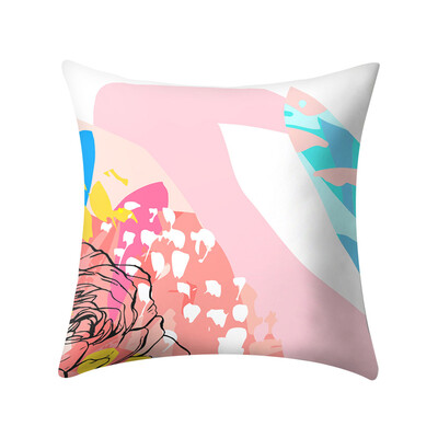 

Toponeto Print Pillow Case Polyester Sofa Car Cushion Cover Home Decor 45 X 45cm