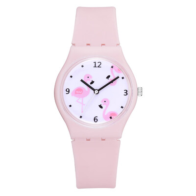 

Korean version of the wild temperament casual student watch female models heart jelly color silicone watch