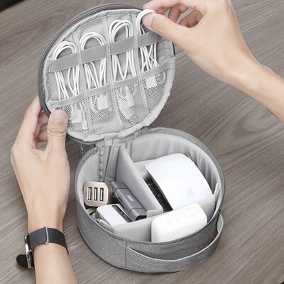 

BUBM earphone bag storage bag mini portable small data line charger finishing bag U disk U shield earphone storage box rectangular SXTC-MYB