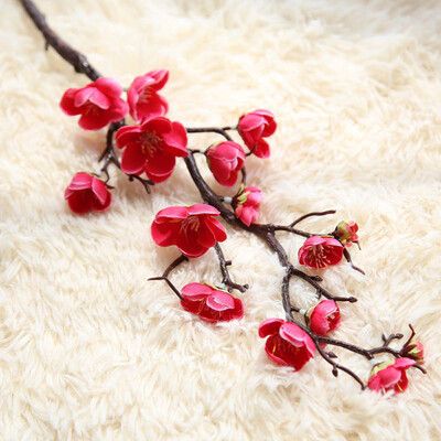 

Gobestart Artificial Silk Fake Flowers Plum Blossom Floral Wedding Bouquet Party Decor HOT