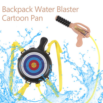 

Backpack Water Blaster Pull Water Shooter Cartoon Backpack Kids Water Toy Summer Pool Blaster