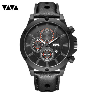 

Watches Men Fashion Brand Luxury Mens Quartz Sports Military Wristwatch Leather Casual Waterproof Clock Male Relogio Masculino