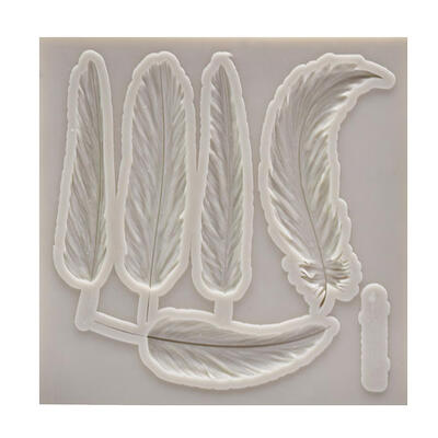 

Feather Silicone Fondant Molds Cake Chocolate Clay DIY Decorative Moulds