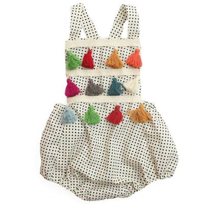 

New Newborn Baby Girl Sleeveless Romper Jumpsuit Bodysuit Outfits Summer Clothes
