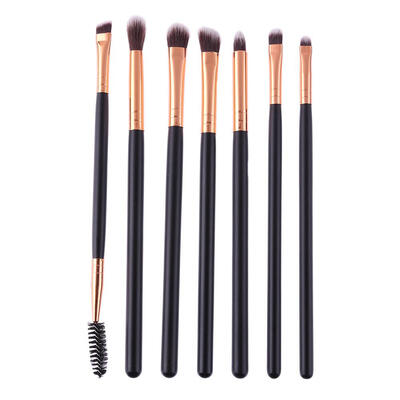 

7pcs Wood Handle Eyeshadow Foundation Loose Powder Brush Makeup Brushes Set