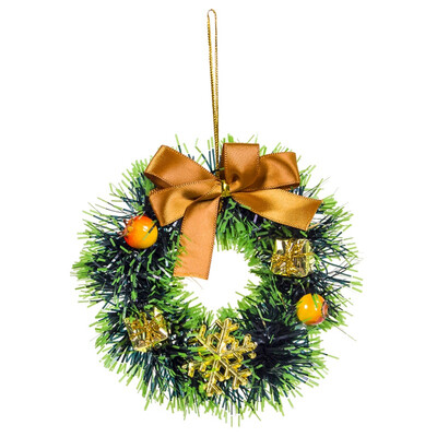 

12cm Creative Christmas PVC Mini Wreath Christmas Red Fruit Gift Wrap Hanging Pendant Vianocne Dekoracie Decoracion Hogar