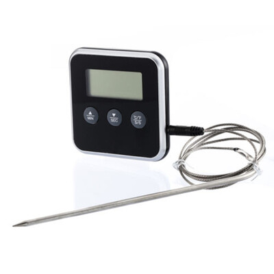 

Kitchen Thermometer Oven Grill Meat Thermometer Tool switchable ONOFF Magnet