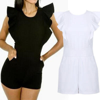 

Women Ladies Club Summer Ruffle Playsuit Bodycon Party Jumpsuit Romper Trousers