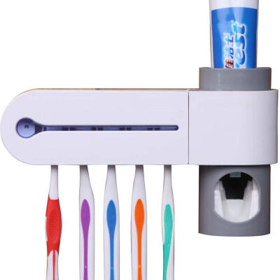 

UV Light Family Toothbrush Sterilizer Storage Automatic Toothpaste Dispense
