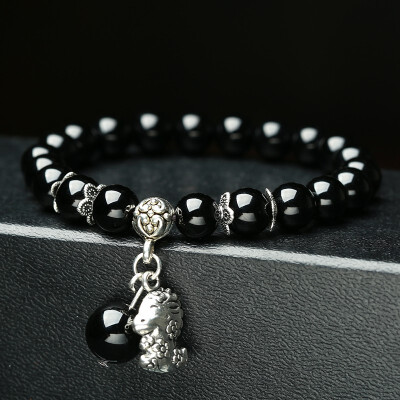 

Black Onyx Zodiac Fashion Crystal Accessories Bracelet