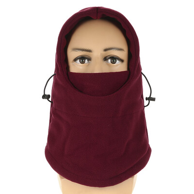 

Winter Fleece Warm Hat Motorcycle Windproof Face Mask Hat Neck Helmet Beanies Unisex Bicycle Thermal Fleece Hat