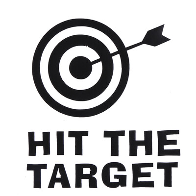 

Hit The Target Toilet Waterproof Wall Sticks Toilet Seat Removable Decal