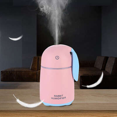 

〖Follure〗Lamp Humidifier Cute Rabbit LED Humidifier Air Diffuser Purifier Atomizer