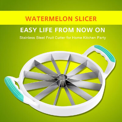 

Watermelon Slicer Melon Cutter Cantaloupe Slicer Stainless Steel Fruit Cutter for Home Kitchen Party