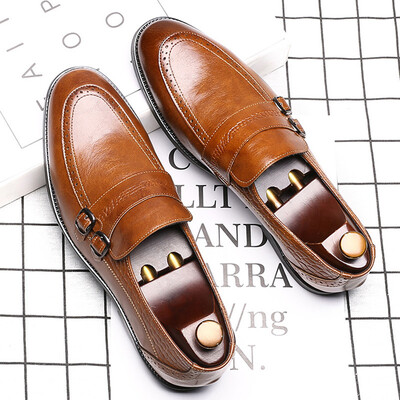 

Tide mens shoes summer casual England set foot shoes mens new wild pointed shoes mens one generation A561-G