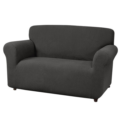 

SUPIN Jacquard Fleece Loveseat slipcover Polyester&Spandex 2 Seater Cushion Couch CoverSlipcovers Furniture Protectors 7375