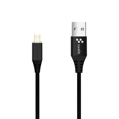 

Swalle 2A 3A Micro usb Type C Apple 3-in-1 data cable magnetic head braid PVC line