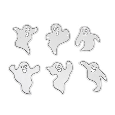 

6pcs Halloween Ghost Cutting Dies Stencils Decorative Embossing Scrapbook