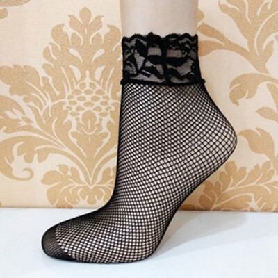 

1 Pairs Ladies Lace Fine Mesh Pair Of Sock Jacquard Mesh Sock