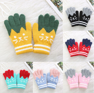 

Brand New Child Kids Baby Girls Boys Toddler Winter Warm Thick Gloves Magic Mittens