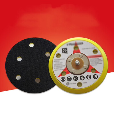 

Self Adhesive Backup Disc 5 Inch 6 Holes Sanding Pad Sander Polishing Pads Tool