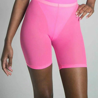 

Women See Through Hot Pants Transparent Shorts Ice Silk Sheer Mesh Underwear